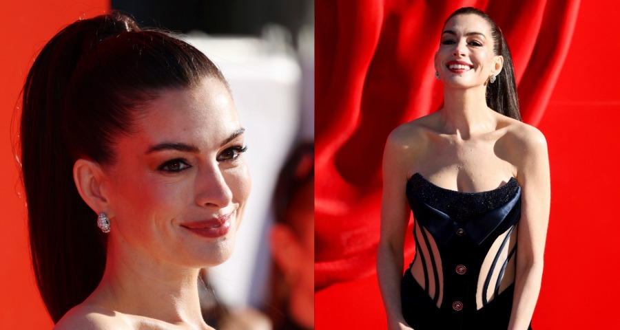 Anne Hathaway Stuns in Slinky Gown at The Devil Wears Prada 2 London Premiere