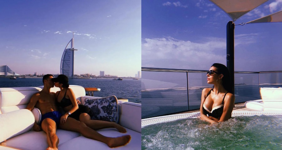 Georgina Rodriguez Melts Hearts as Cristiano Ronaldo Steals a Kiss in Dubai
