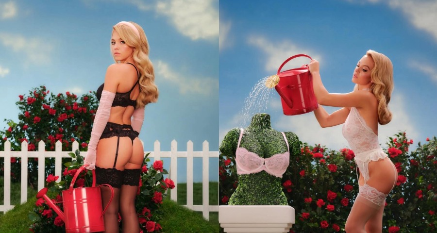 Sydney Sweeney Turns Heads in Garden-Themed SYRN Campaign