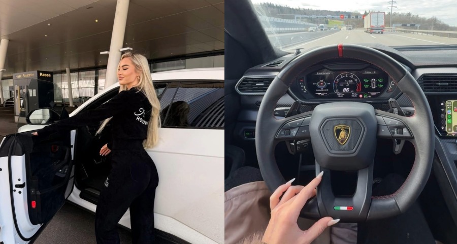 Alisha Lehmann Turns Heads Beside Lamborghini As Fans Call Her ‘Fabulous’